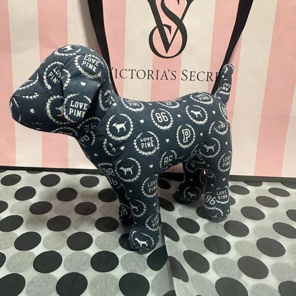 PINK Victoria’s Secret Mini Dog Plush - Picture 1 of 5